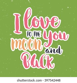 Vector calligraphy. Hand drawn lettering poster. Vintage typography card.