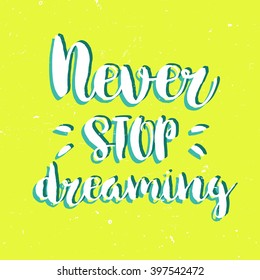 Vector calligraphy. Hand drawn lettering poster. Vintage typography card.
