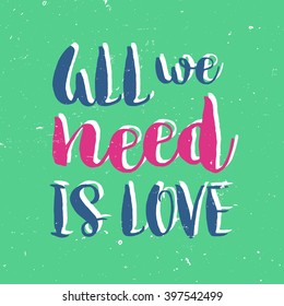 Vector calligraphy. Hand drawn lettering poster. Vintage typography card.