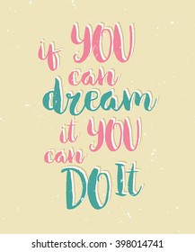 Vector calligraphy. Hand drawn lettering poster. Vintage typography card.