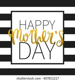 Vector calligraphy. Hand drawn lettering poster. Vintage typography card. Happy mothers day.