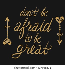 Vector calligraphy. Hand drawn lettering poster. Vintage typography card.