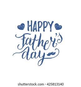 Vector calligraphy Happy Father's Day for greeting card, festive poster etc.