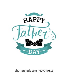 Vector calligraphy Happy Father's Day for greeting card, festive poster etc. 