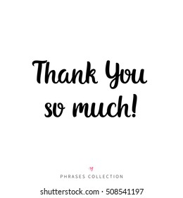 Vector calligraphy image. Hand drawn lettering poster, vintage typography card.