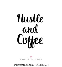 Vector calligraphy image. Hand drawn lettering poster, vintage typography card.