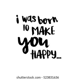 Vector calligraphy image. Hand drawn lettering poster, vintage typography card.