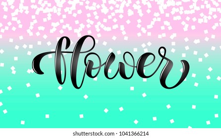 Vector calligraphy lettering for online website, web page, internet site, blog icon. illustration EPS 10. Drawn art sign, print, card for shop, catalog, print, label, logotype, email template, booklet