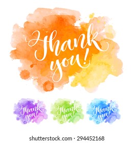 18,204 Watercolor thank you Images, Stock Photos & Vectors | Shutterstock