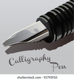 vector calligraphy pen