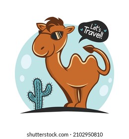 Vector Camel Design For Printing And Other Uses