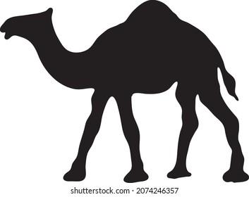Vektorcamelsymbol. Kamelzeichen auf weißem Hintergrund.EPS