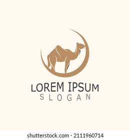 Vector Camel icons and logo design elements labels template vintage. Isolated on white backgroun