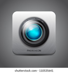 Vector camera application icon