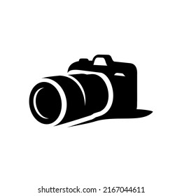vector camera design on a white background, photography icon
