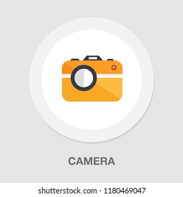 Vector Camera Icon - Digital Photography Symbol - Image Illustration
