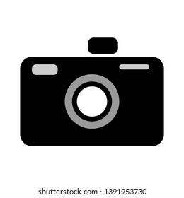 Icono de la cámara de Vector - símbolo de Fotografía digital - ilustración de Imagen 