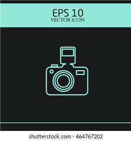 vector camera icon. logo.Photographer symbol.