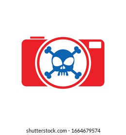 Vector Camera Logo Icon Design Template

