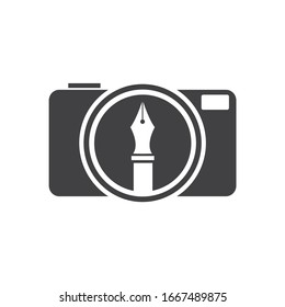 Vector Camera Logo Icon Design Template