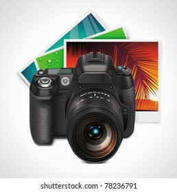 Vector camera and photos XXL icon