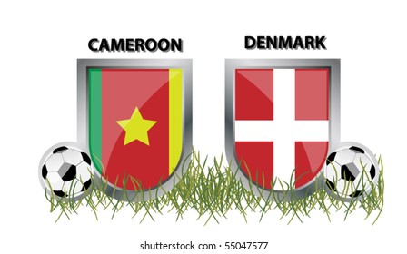 vector cameroon vs denmark