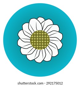 Vector camomile