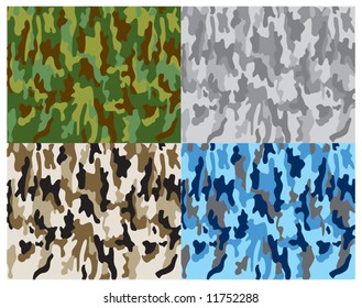 Vector camouflage - 4 colours