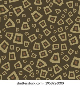 Vector camouflage all over print seamless pattern background.