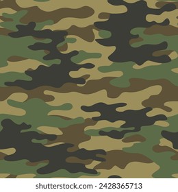 
Vector camouflage army pattern, background repeat, military uniform texture, hunting print. Urban design for textiles