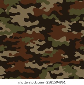 
vector camouflage background, army seamless pattern, modern fabric texture.