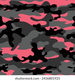 Vector de fondo de camuflaje ilustración sin fisuras impresión moderna