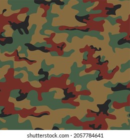 Vector camouflage background, vector texture for printing clothes. Hunting design