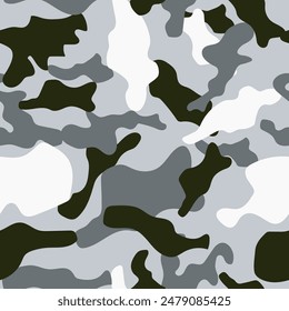 Vektorgrafik Tarnung Militär Nahtloses Muster 