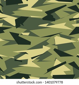 vector camouflage pattern for army. Creative triangular camouflage military pattern