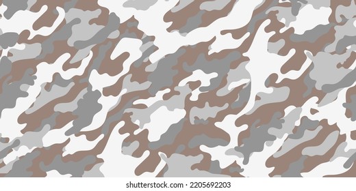 vector camouflage pattern for clothing design. Trendy camouflage military pattern	