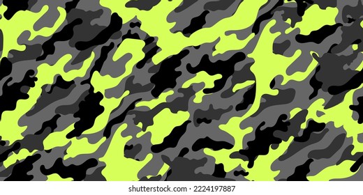 vector camouflage pattern for clothing design. Trendy camouflage military pattern	