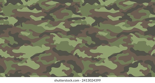 vector camouflage pattern for clothing design. Trendy camouflage military pattern