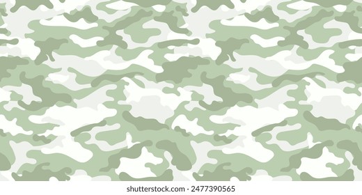 Patrón de camuflaje de Vector para el diseño de ropa. Patrón militar de camuflaje de moda