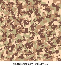 Vector camouflage pattern. Desert.