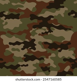 
vector camouflage pattern, military classic background, repeat design