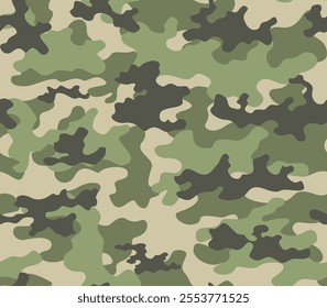 vector camouflage pattern, repeat military background, fashion urban design