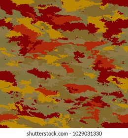 Vector camouflage seamless. Camouflage military background - vector illustration. Abstract spot pattern.