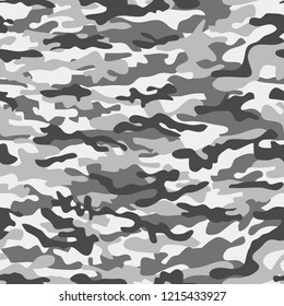 Vector camouflage seamless pattern