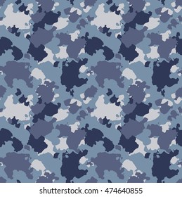 vector camouflage seamless pattern