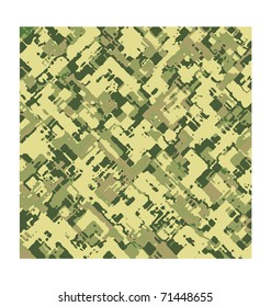 Vector camouflage textures from various army colors. Abstract geometric pattern for decoration and design