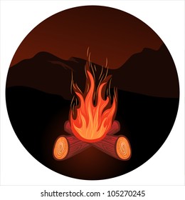 vector campfire