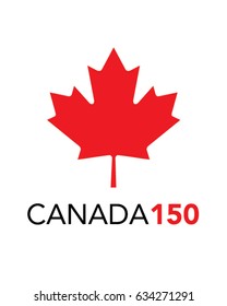 Vector Canada 150th Anniversary Emblem