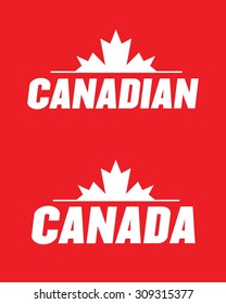 Vector Canada Icon Set