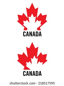 Vector Canadian Icon and Logo Set